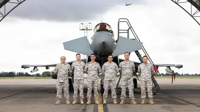 İngiliz üssünde Türk hareketliliği! Eurofighter Typhoon’a mercek