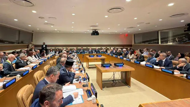 Fidan attended 20-Point Peace Plan meeting at UN