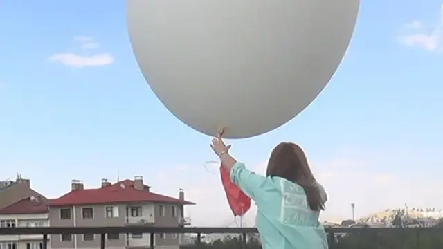 Weather balloons launched twice daily for forecasts in Erzurum
