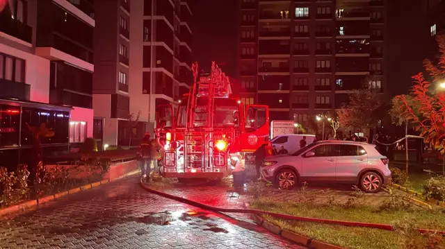 Apartment fire in Bursa: 19 people evacuated