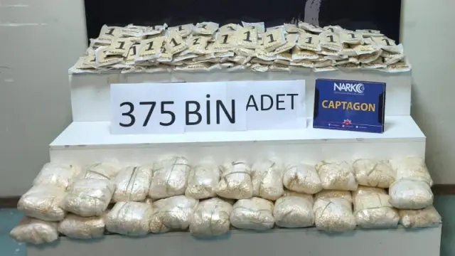 375,000 narcotic pills seized in operation coordinated by MİT