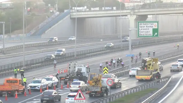 Some roads closed to traffic in Istanbul due to cycling race and running event