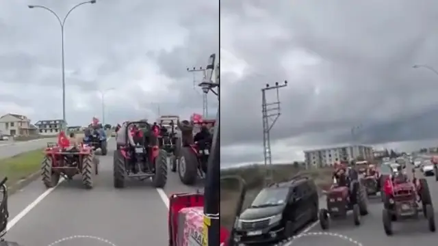 Inspection begins at hazelnut exchanges, growers protest with tractors in Sakarya