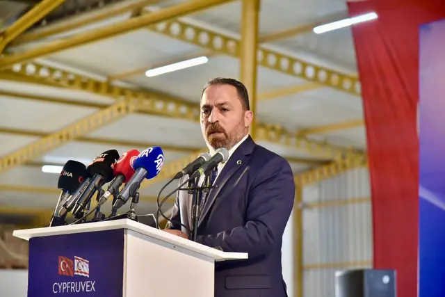 Güzelyurt Cold Storage Facility built with Türkiye's financing opens in TRNC