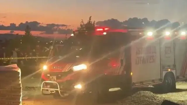 Landslide in Büyükçekmece: 2 workers trapped under collapse at construction site